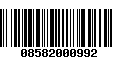 Código de Barras 08582000992