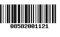 Código de Barras 08582001121