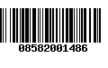 Código de Barras 08582001486