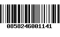 Código de Barras 0858246001141