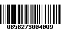 Código de Barras 0858273004009