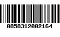 Código de Barras 0858312002164