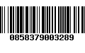 Código de Barras 0858379003289