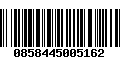 Código de Barras 0858445005162