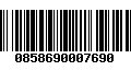 Código de Barras 0858690007690