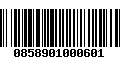 Código de Barras 0858901000601