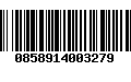 Código de Barras 0858914003279