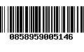 Código de Barras 0858959005146