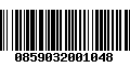 Código de Barras 0859032001048