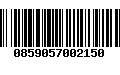 Código de Barras 0859057002150