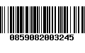 Código de Barras 0859082003245