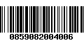 Código de Barras 0859082004006