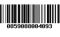 Código de Barras 0859088004093