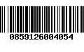 Código de Barras 0859126004054