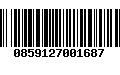 Código de Barras 0859127001687