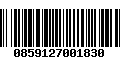 Código de Barras 0859127001830