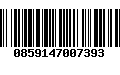 Código de Barras 0859147007393