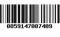 Código de Barras 0859147007409