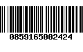 Código de Barras 0859165002424