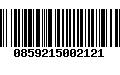 Código de Barras 0859215002121