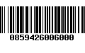 Código de Barras 0859426006000
