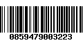 Código de Barras 0859479003223