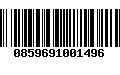 Código de Barras 0859691001496
