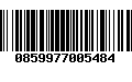 Código de Barras 0859977005484
