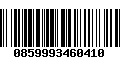 Código de Barras 0859993460410