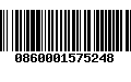 Código de Barras 0860001575248