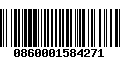 Código de Barras 0860001584271