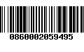 Código de Barras 0860002059495