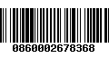 Código de Barras 0860002678368