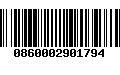 Código de Barras 0860002901794