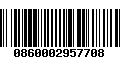 Código de Barras 0860002957708