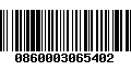 Código de Barras 0860003065402