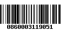 Código de Barras 0860003119051