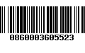 Código de Barras 0860003605523