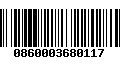 Código de Barras 0860003680117