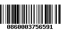 Código de Barras 0860003756591