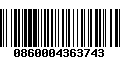 Código de Barras 0860004363743