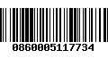 Código de Barras 0860005117734