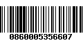 Código de Barras 0860005356607