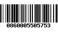 Código de Barras 0860005505753