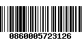 Código de Barras 0860005723126