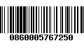 Código de Barras 0860005767250