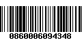 Código de Barras 0860006094348