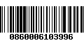 Código de Barras 0860006103996