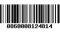 Código de Barras 0860008124814