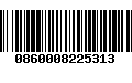 Código de Barras 0860008225313